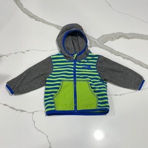 3-6 month The North Face fleece zip-up jacket